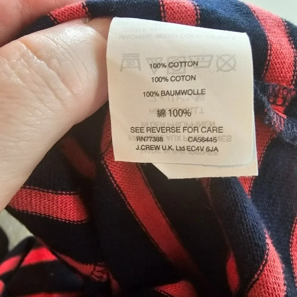 J. Crew Nautical Theme Striped Mock Turtleneck Sweater in Medium - Picture 10 of 12